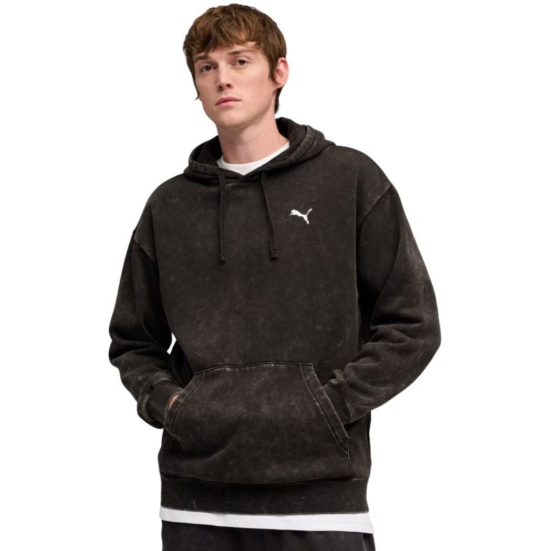 Puma ESS Elevated Relaxed Wash Hoodie M 688049 01 Puma