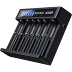 XTAR CHARGER FOR CYLINDRICAL LI-ION 18650 BATTERIES - 6 CHANNELS MC6C Baterie, akumulatorki i ładowarki/Ładowarki akumulatorowe (bez akumulatorków) Your Sports Performance