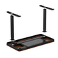 Urevo U1 Smart Walkingpad Treadmill + TUCKANO Electrically Adjustable Desk Black/Walnut In preparation Your Sports Performance