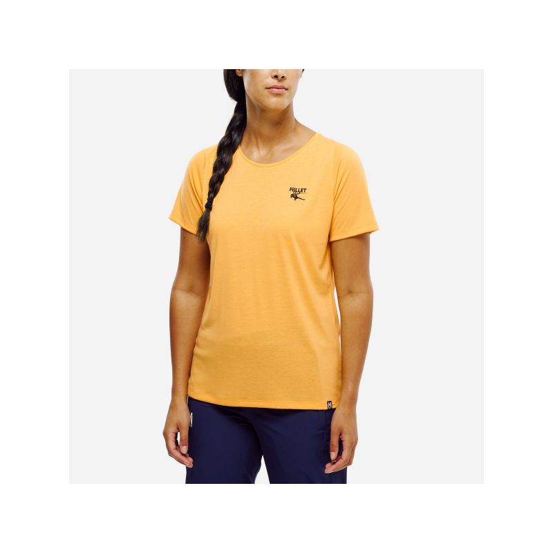 MILLET Cimaï Natural Ts Ss W Yellow Women's T-shirt