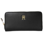 Tommy Hilfiger Poppy Plus Large Women's Wallet, Black, One Size - AW0AW15586-BDS Akcesoria i sprzęt koszykarski/Saszetki, nerki Your Sports Performance