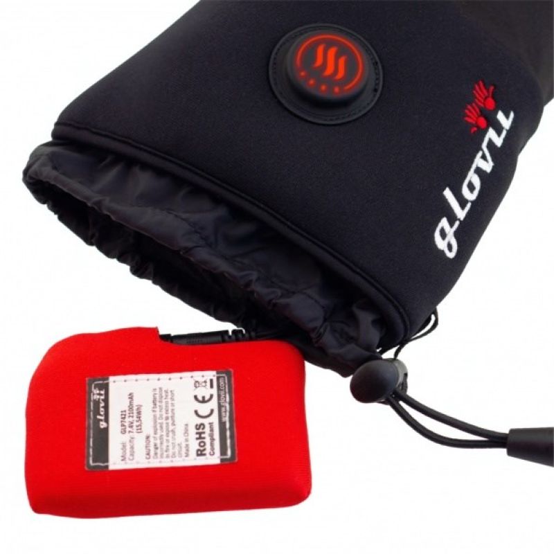 Glovii GLBXL heated gloves (universal; L, XL; black) Narciarstwo/Rękawice Your Sports Performance