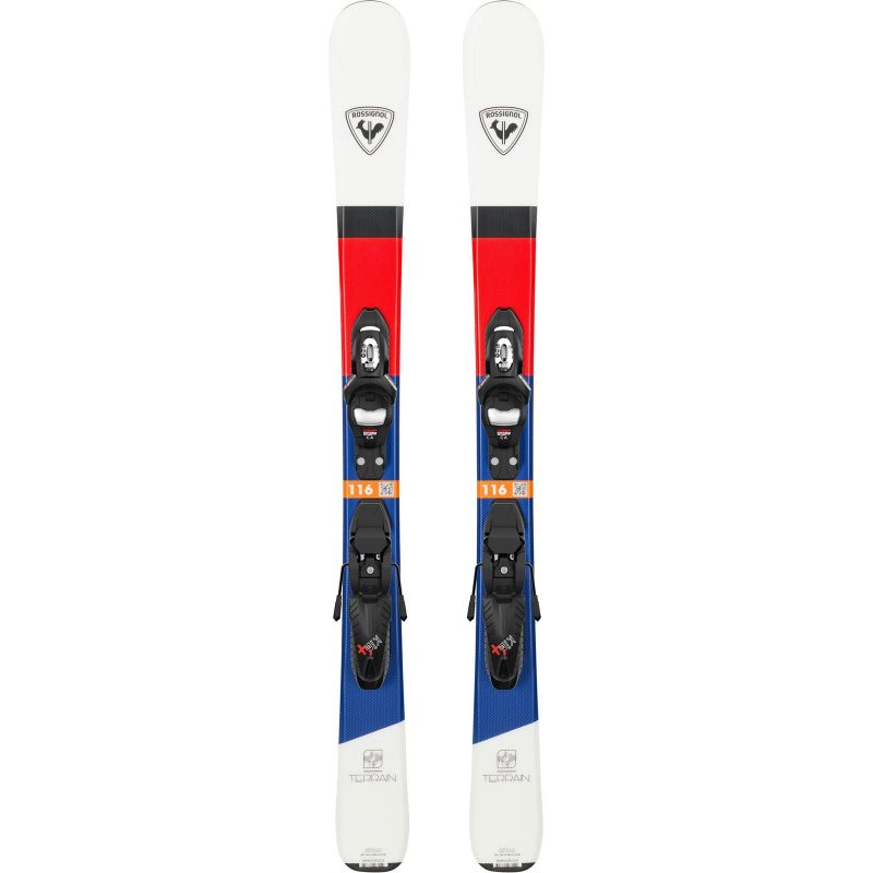 ROSSIGNOL TERRAIN skis + LOOK KID4 bindings Import z PMSport Your Sports Performance