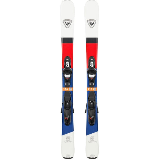 ROSSIGNOL TERRAIN skis + LOOK KID4 bindings Import z PMSport Your Sports Performance