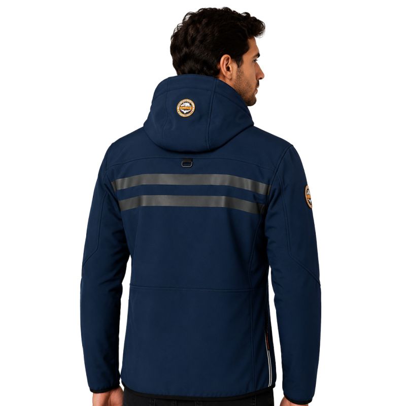 Men’s Softshell Jacket Geographical Norway ROYAUTE MEN ASS A BS2 056 (WT1804H/GN-NAVY / ORANGE)