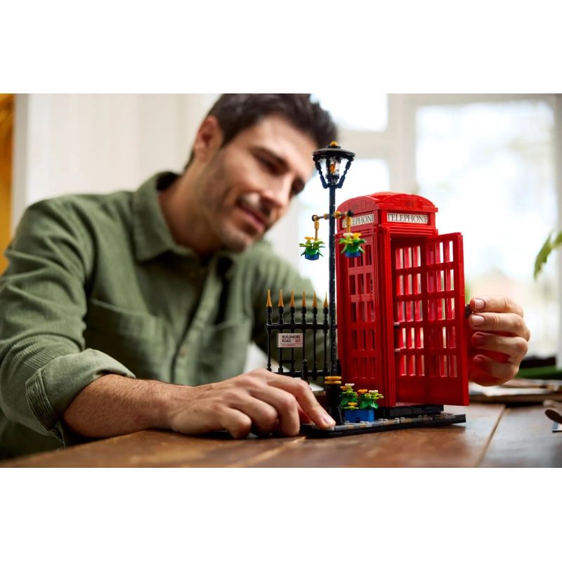 Lego 21347 Ideas - Red London Telephone Booth In preparation Your Sports Performance