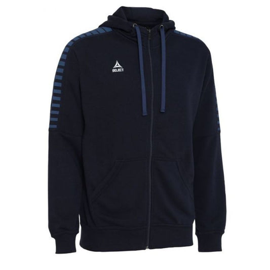 Select ZIP Hoody Torino M T26-02068 sweatshirt, navy blue Clothing/Football/Select Select