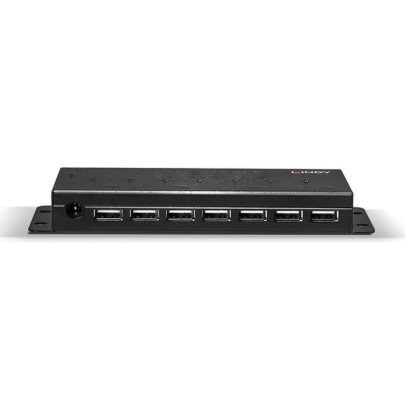 Lindy 42794 USB 2.0 Type-B Hubs and Concentrators 480 Mbit/s Black Kable i adaptery/Adaptery, przejściówki Your Sports Performance