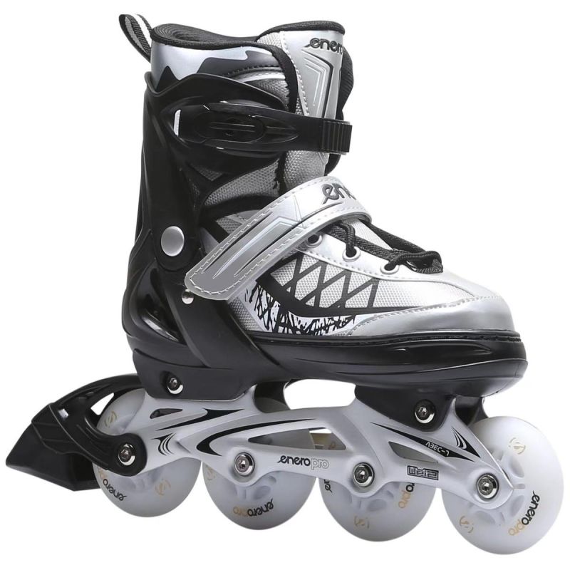 ROLLER SKATES-ROLLER SKATES-ICE SKATING 4IN1 ENERO PRO LED 38-41 GRAY Sport/Skate/Rolki Your Sports Performance