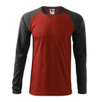 T-shirt Malfini Street LS M MLI-13023 marlboro red Clothing/Lifestyle/T-shirts/Malfini Malfini