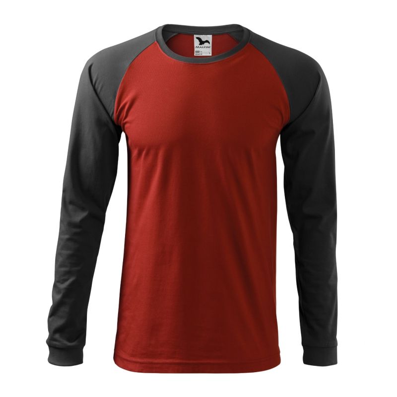 T-shirt Malfini Street LS M MLI-13023 marlboro red Clothing/Lifestyle/T-shirts/Malfini Malfini