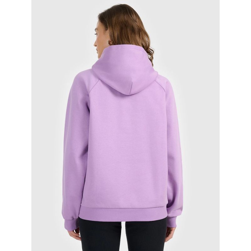 Women's sweatshirt with hood, open, 4F 4FRAW25TSWSF2775-52S 4f