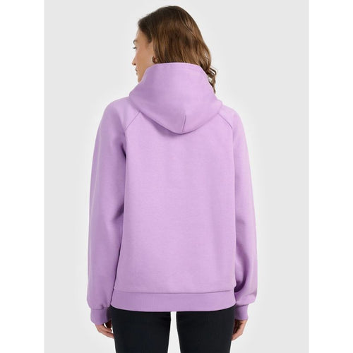 Women's sweatshirt with hood, open, 4F 4FRAW25TSWSF2775-52S 4f