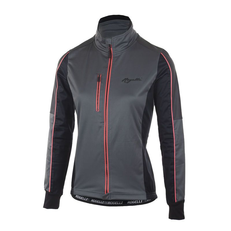 Rogelli SHINE women's jacket gray S Clothing Your Sports Performance