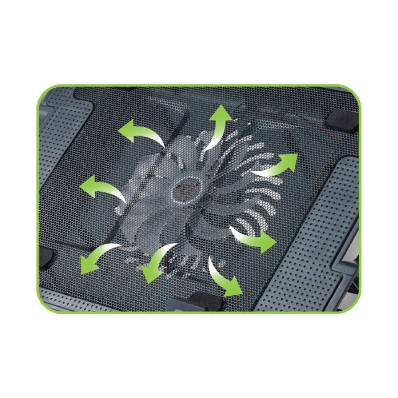TECHLY LAPTOP FAN COOLING PAD Chłodzenie/Podstawki pod notebooki Your Sports Performance