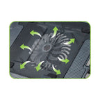 TECHLY LAPTOP FAN COOLING PAD Chłodzenie/Podstawki pod notebooki Your Sports Performance