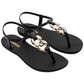 Ipanema Sandal Class women's fashionable black and gold flip-flops In preparation Your Sports Performance