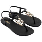 Ipanema Sandal Class women's fashionable black and gold flip-flops In preparation Your Sports Performance