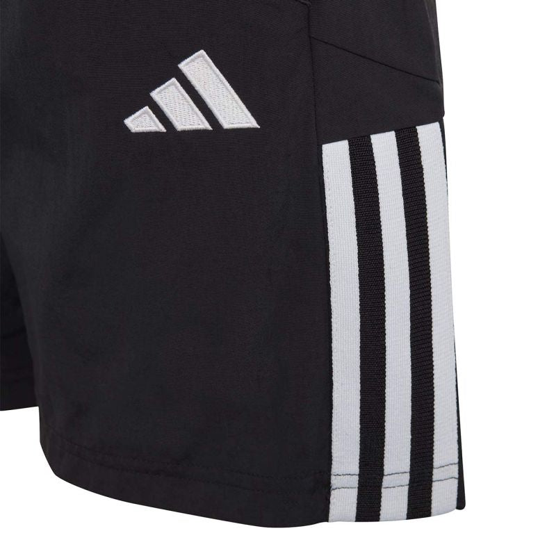 adidas Tiro 23 Competition Downtime Kids Shorts Black HI4716 Clothing Your Sports Performance