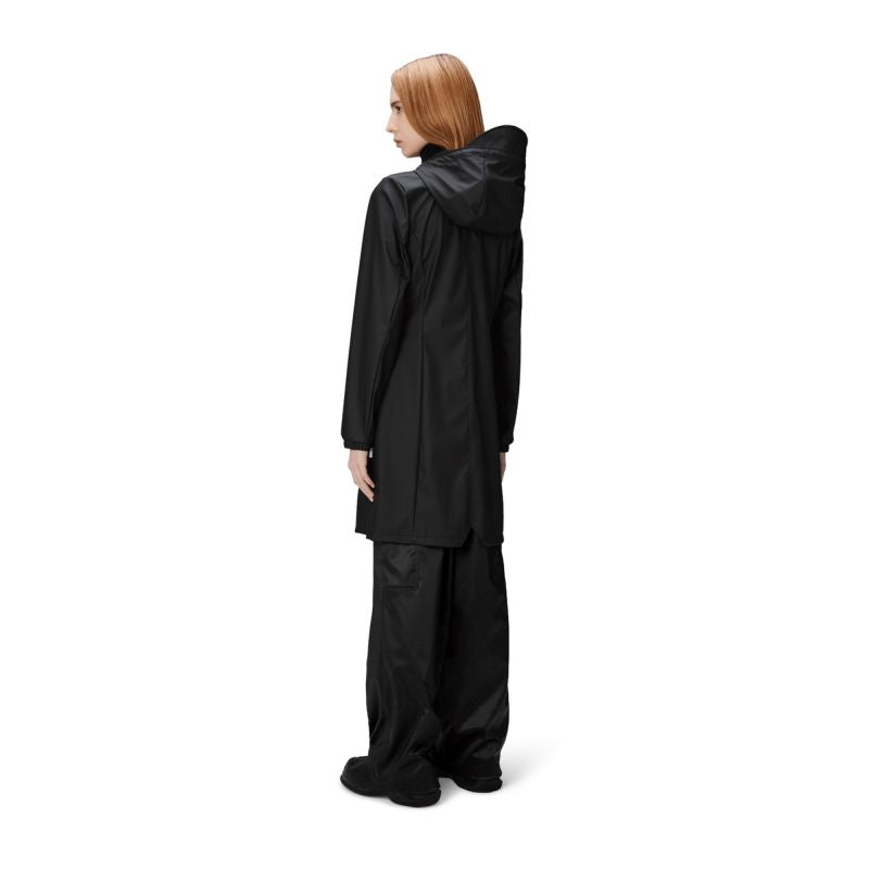 Rains Women's Cargo Curve Jacket W3 12050 01 Black Raincoat Clothing Your Sports Performance
