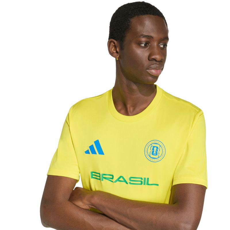 Men's adidas Brazil 26 Jersey Yellow KH2307