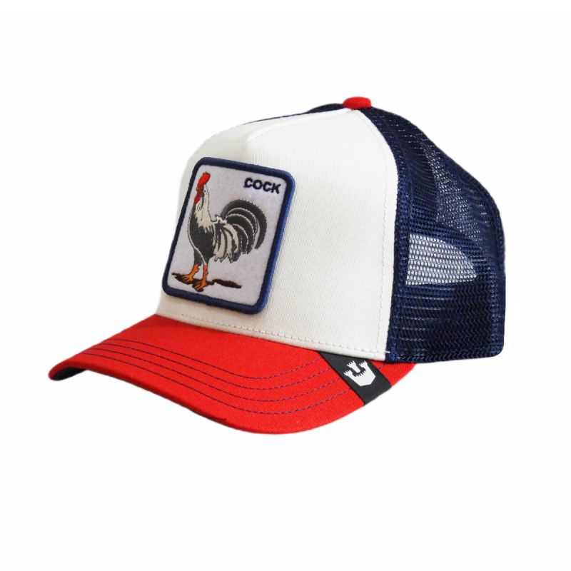 Goorin Bros. Team Rooster Cock Trucker Cap - 101-2009-WHI Odzież/Czapki/Czapki z daszkiem Your Sports Performance