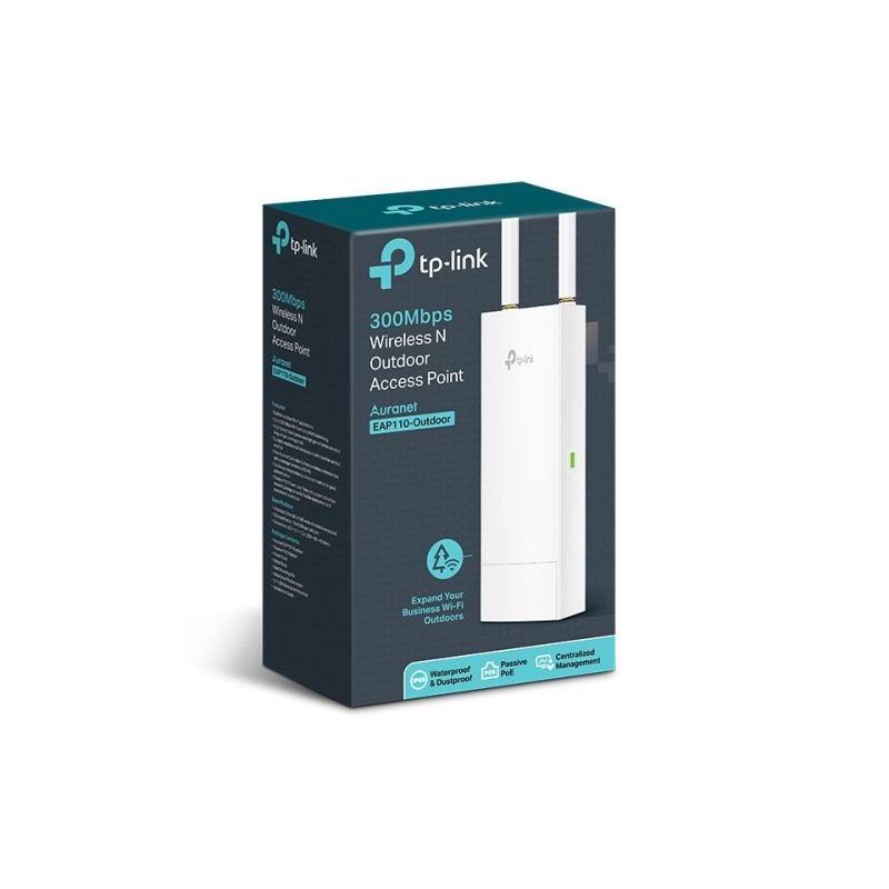 Access Point TP-LINK EAP110-Outdoor (11 Mb/s - 802.11b, 300 Mb/s - 802.11n, 54 Mb/s - 802.11g) Komunikacja i łączność/AccesPoint Your Sports Performance