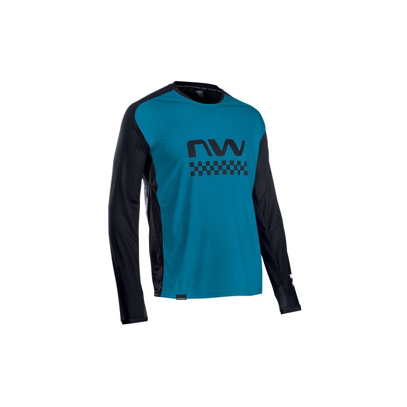 NORTHWAVE Edge Jersey Long Sleeve Cycling Jersey - Blue