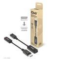 CLUB3D CAC-1088 Cable Adapter 0.21m DisplayPort HDMI Black Kable i adaptery/Adaptery, przejściówki Your Sports Performance