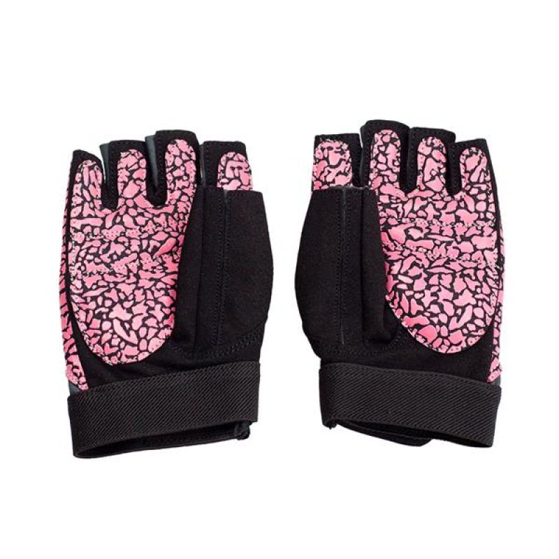 Gloves for the gym Pink / Gray W HMS RST03 rL Accessories/Gloves Your Sports Performance