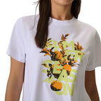 Women's T-shirt 4F F2721 white 4FWSS26TTSHF2721 10S