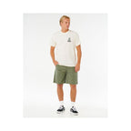 RIP CURL Vaporcool Search Stack Tee Men's White