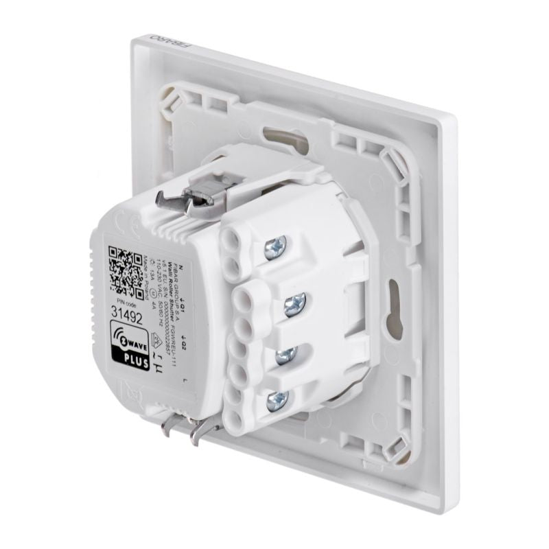 FIBARO Walli Switch Smart Light Switch, White (FGWDSEU-221) Komunikacja i łączność/Akcesoria montażowe Your Sports Performance