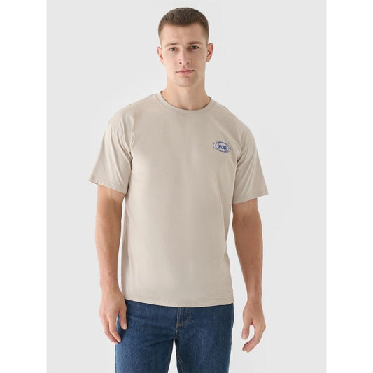 Men's oversized printed T-shirt 4F 4FRSS24TTSHM2535-83S *Kategoria tymczasowa Your Sports Performance