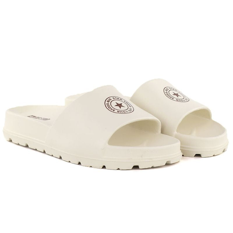 Women's pool beach flip-flops on a platform, black Big Star TT274A044 To be categorized Your Sports Performance