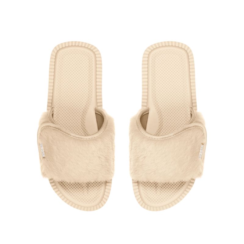 Kubota flip-flops with velcro and beige fur K24AW-100-001-03-1 *Kategoria tymczasowa Your Sports Performance