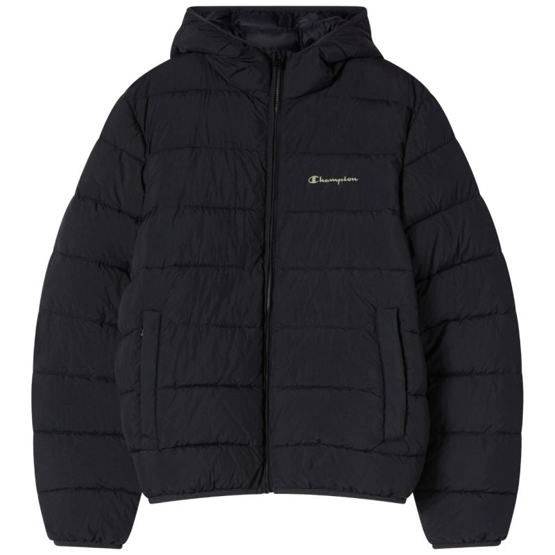Men's Champion Hooded Jacket Black 221548 KK001 Champion
