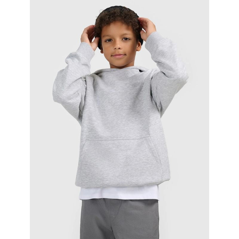 Boy's sweatshirt with hood, open, 4F 4FJWMM00TSWSM1860-25M 4f