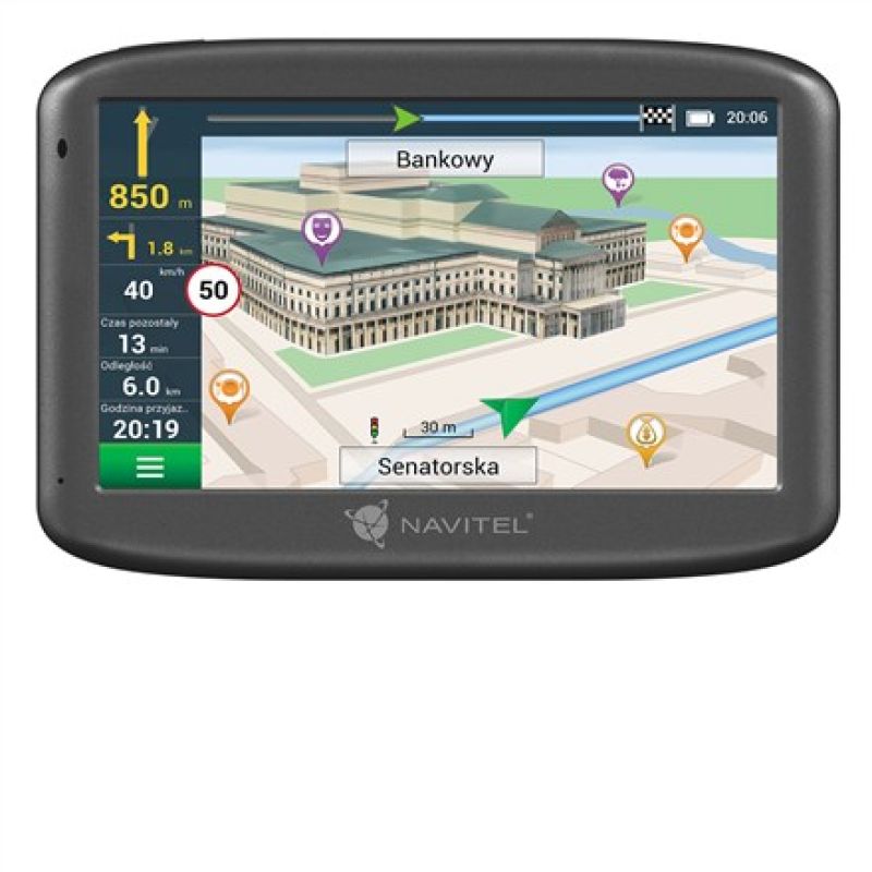 Navitel E505 Magnetic Navigation System Pocket/Stationary 12.7 cm (5") TFT Touchscreen 161 g Black Elektronika i akcesoria/Rejestratory jazdy Your Sports Performance