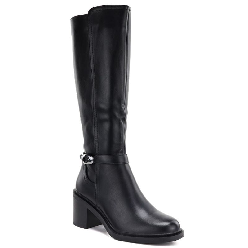 Sergio Leone KZ-14 black insulated high-heeled boots