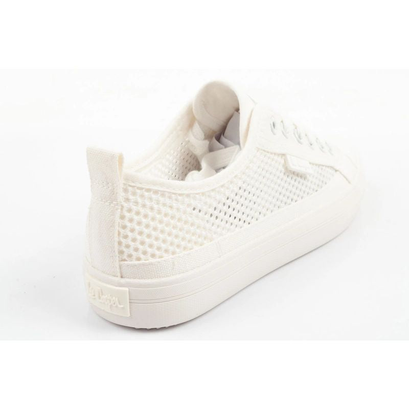 Lee Cooper women's sneakers, openwork, white, comfortable, summer shoes