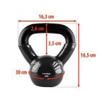 Kettlebell cast iron Black HMS KNV04 Accessories/Training equipment Your Sports Performance