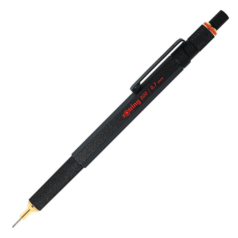 Rotring 800 0.7 Juoda Automatic Pencil Artykuły biurowe/Przybory do pisania (długopisy i pióra) Your Sports Performance