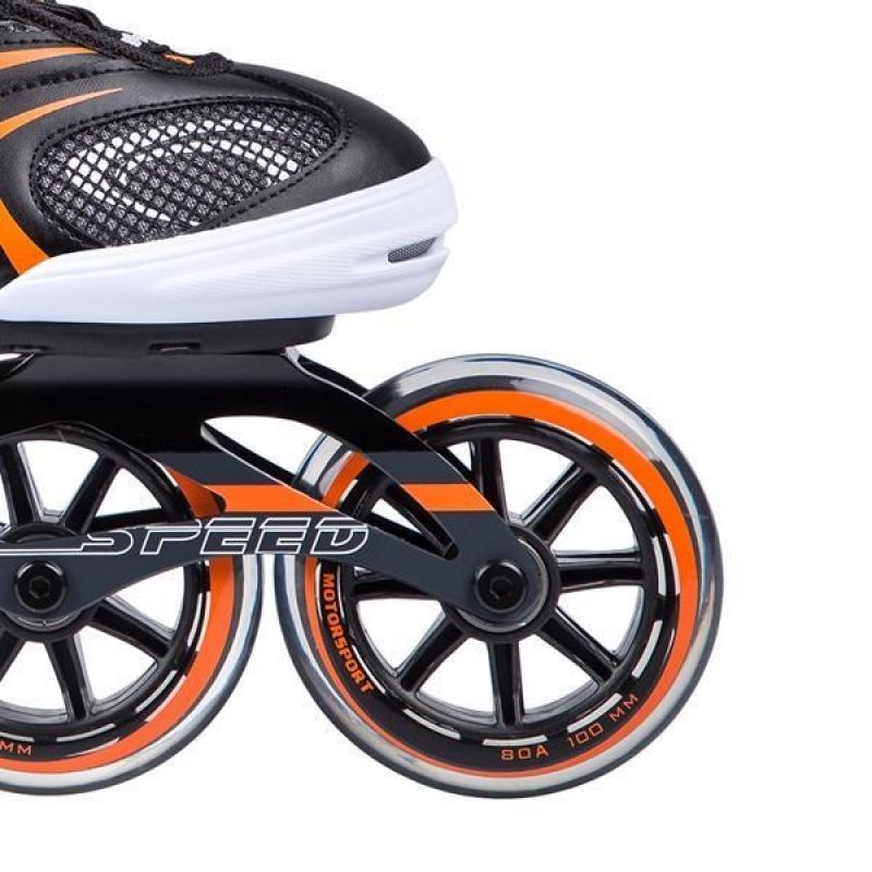 NILS EXTREME NA1060S ROLLER SKATES BLACK-ORANGE SIZE 42 Import z Action/Skating/Rolki, wrotki Your Sports Performance