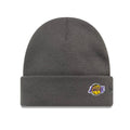 New Era NBA LA Los Angeles Lakers Mini Logo Dark Grey Cuff Knit Beanie - 60691118 Odzież/Czapki/Czapki z daszkiem Your Sports Performance
