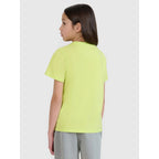 Girls' regular printed T-shirt 4F 4FJWSS25TTSHF1871-45S *Kategoria tymczasowa Your Sports Performance