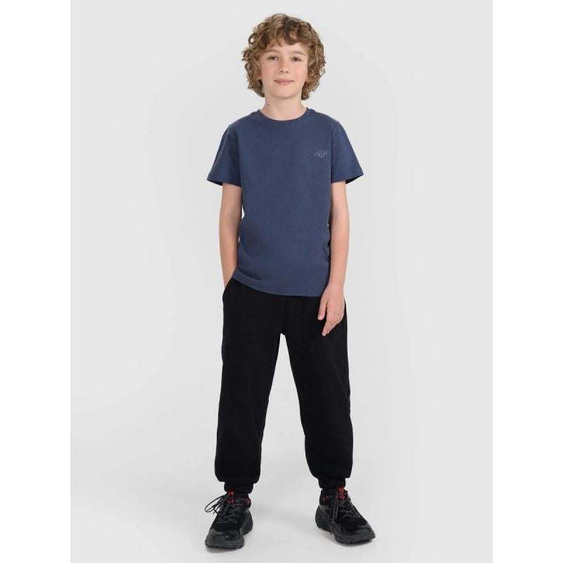 Regular plain T-shirt (SET OF 2) for children 4F 4FJRAW25TTSHU3157-91S *Kategoria tymczasowa Your Sports Performance