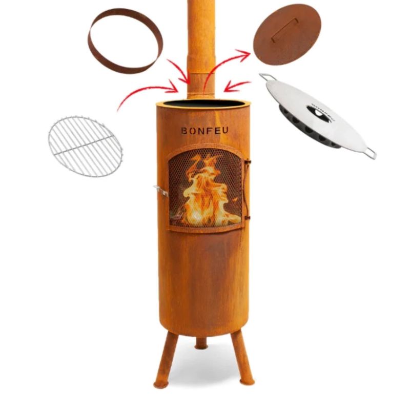 BF Bongiano LP rusty garden fireplace In preparation Your Sports Performance