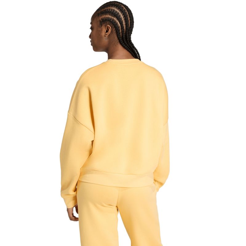 adidas Essentials Small Logo Feelcozy Women's Sweatshirt Yellow KC5278