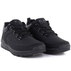 Women's black worker boots with socks Sabatina